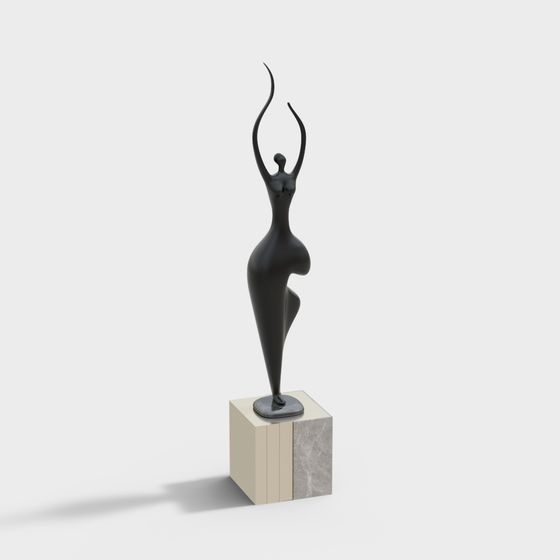 Dancing Soul 3D model for Creative Projects