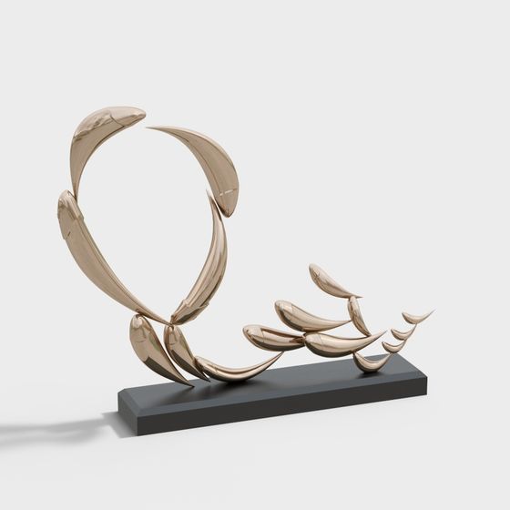 Flowing Shadows 3D Model