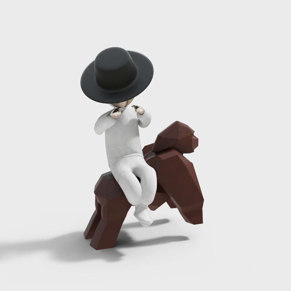 small modern sculpture ornaments