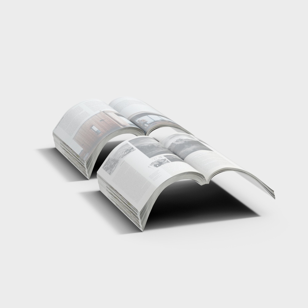 Realistic Architecture and Design Magazine 3D model