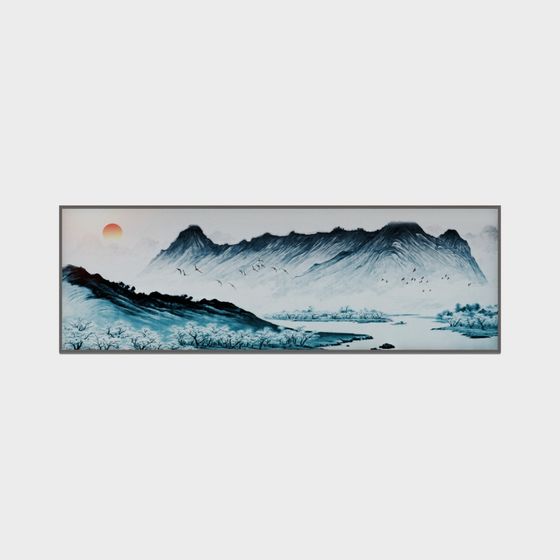 Ink Landscape 3D model