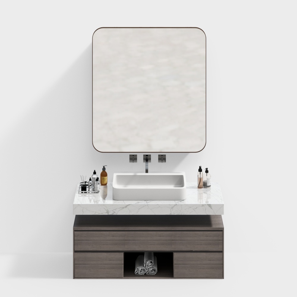 Modern sink bathroom Cabinet