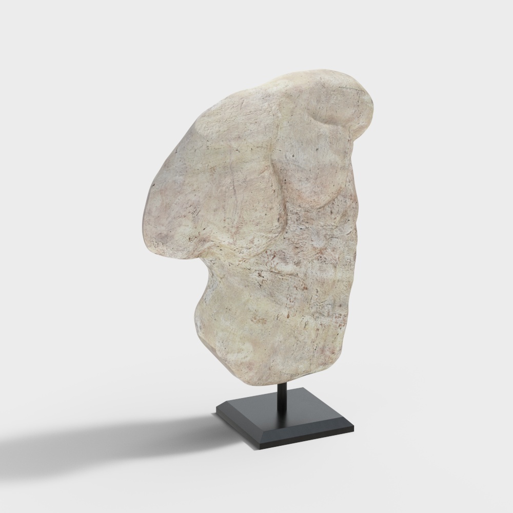 Wabi-sabi style decorative ornament sculpture