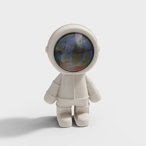 Astronaut Little Guardian 3D model