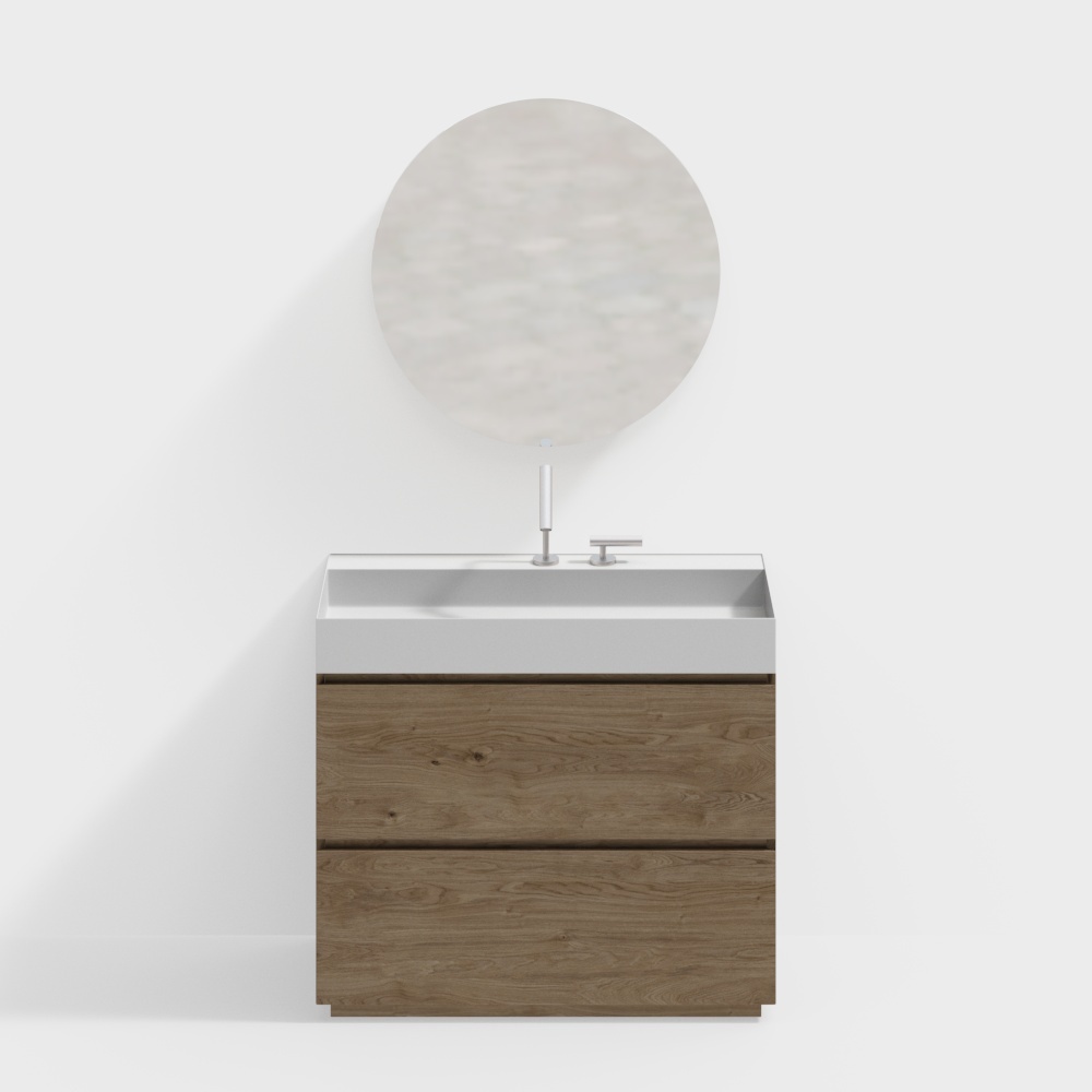Nordic bathroom Cabinet