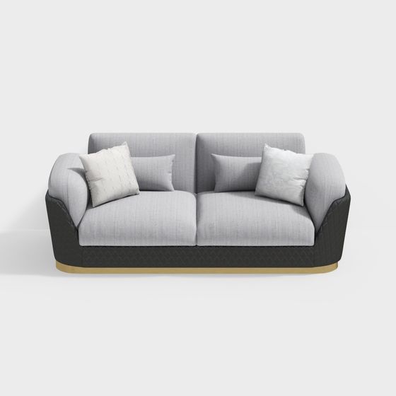 Elegant 3D Sofa Model for Modern Interiors