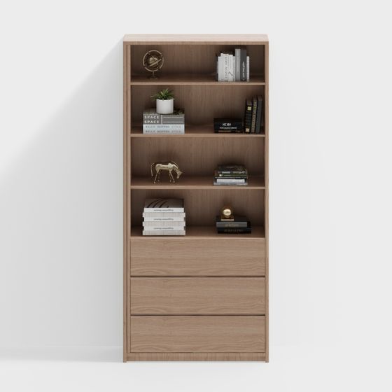 Bookcase 3D Model