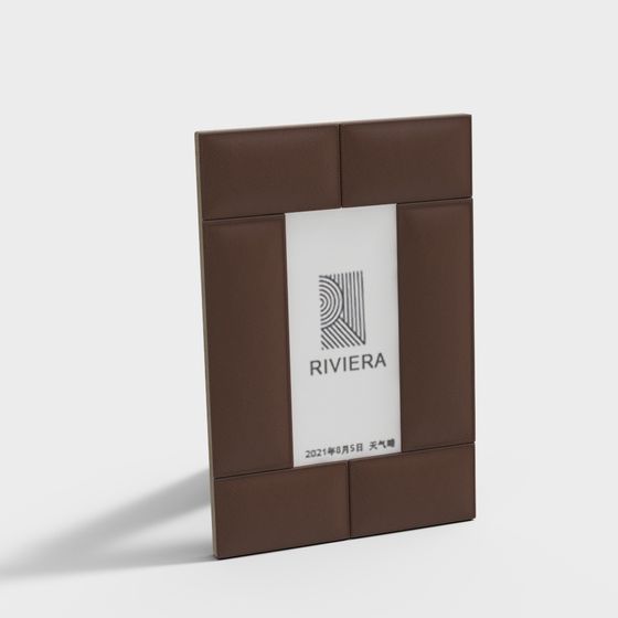 Riviera Low-Poly Photo Frame 3D Model