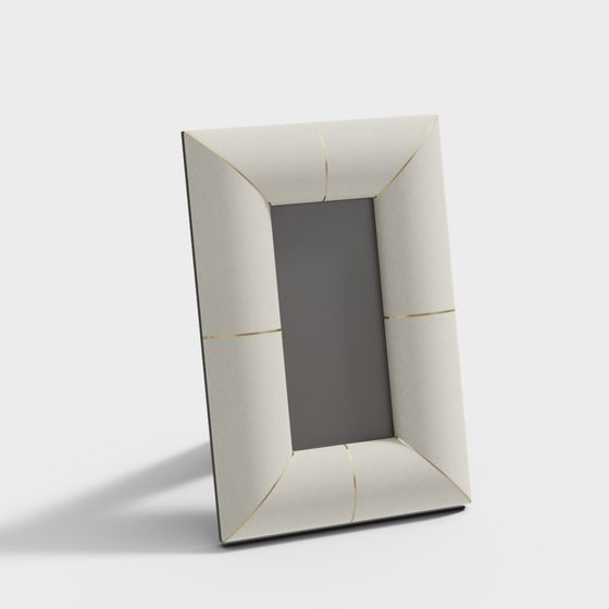 Elegant Low-Poly Picture Frame 3D model
