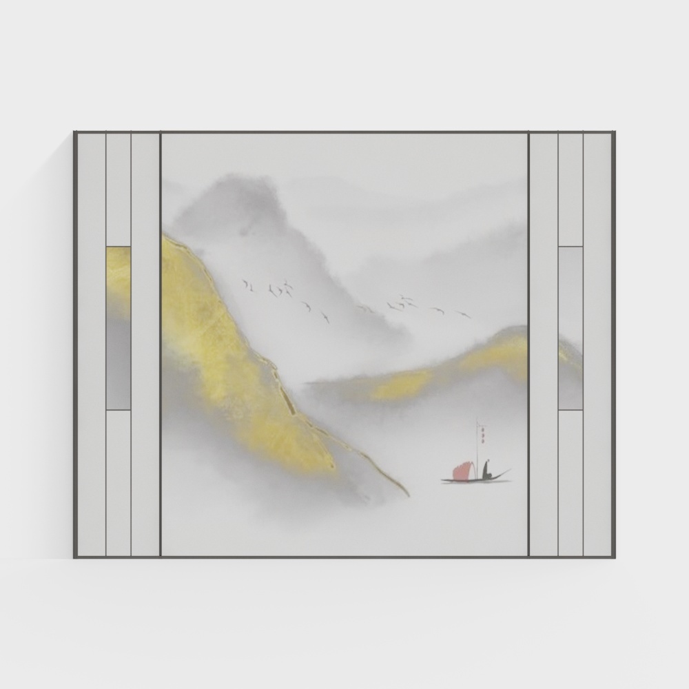 KELTONPS Neo-Chinese style of background wall   Wallboard