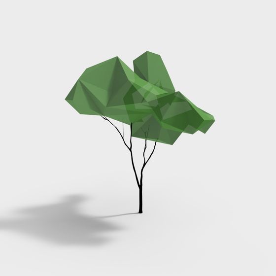 Geometric Forest Guardian 3D model