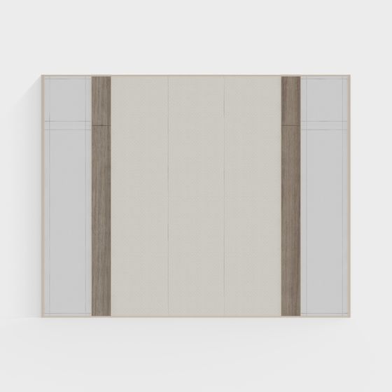 Minimalist Door 3D model