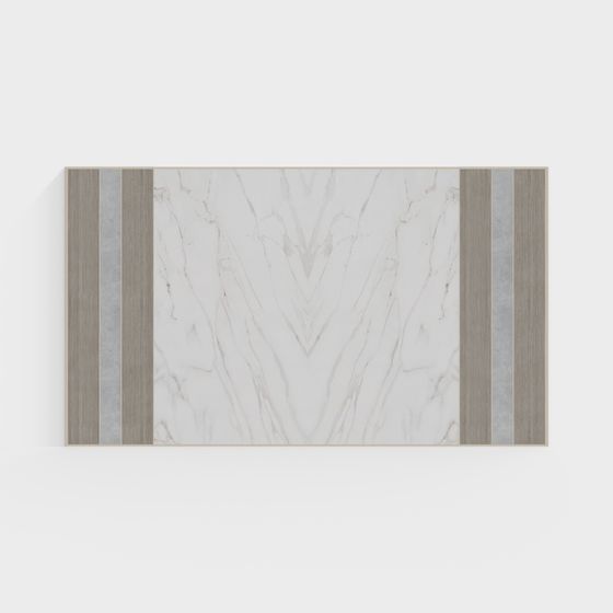 Marble Mosaic Art Panel 3D model