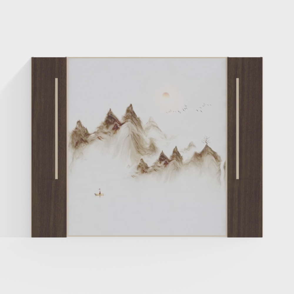 KELTONPS Neo-Chinese style of background wall   Wallboard