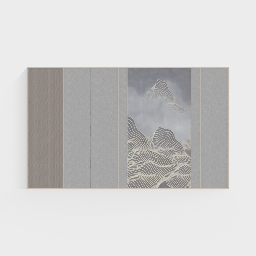 KELTONPS Neo-Chinese style of background wall   Wallboard