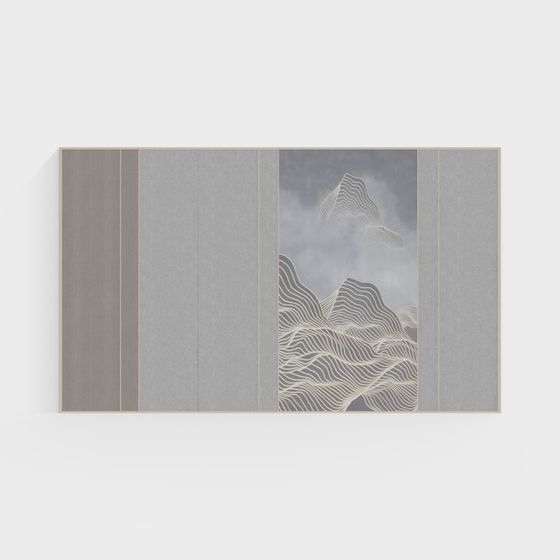 KELTONPS 新中式背景牆 牆板