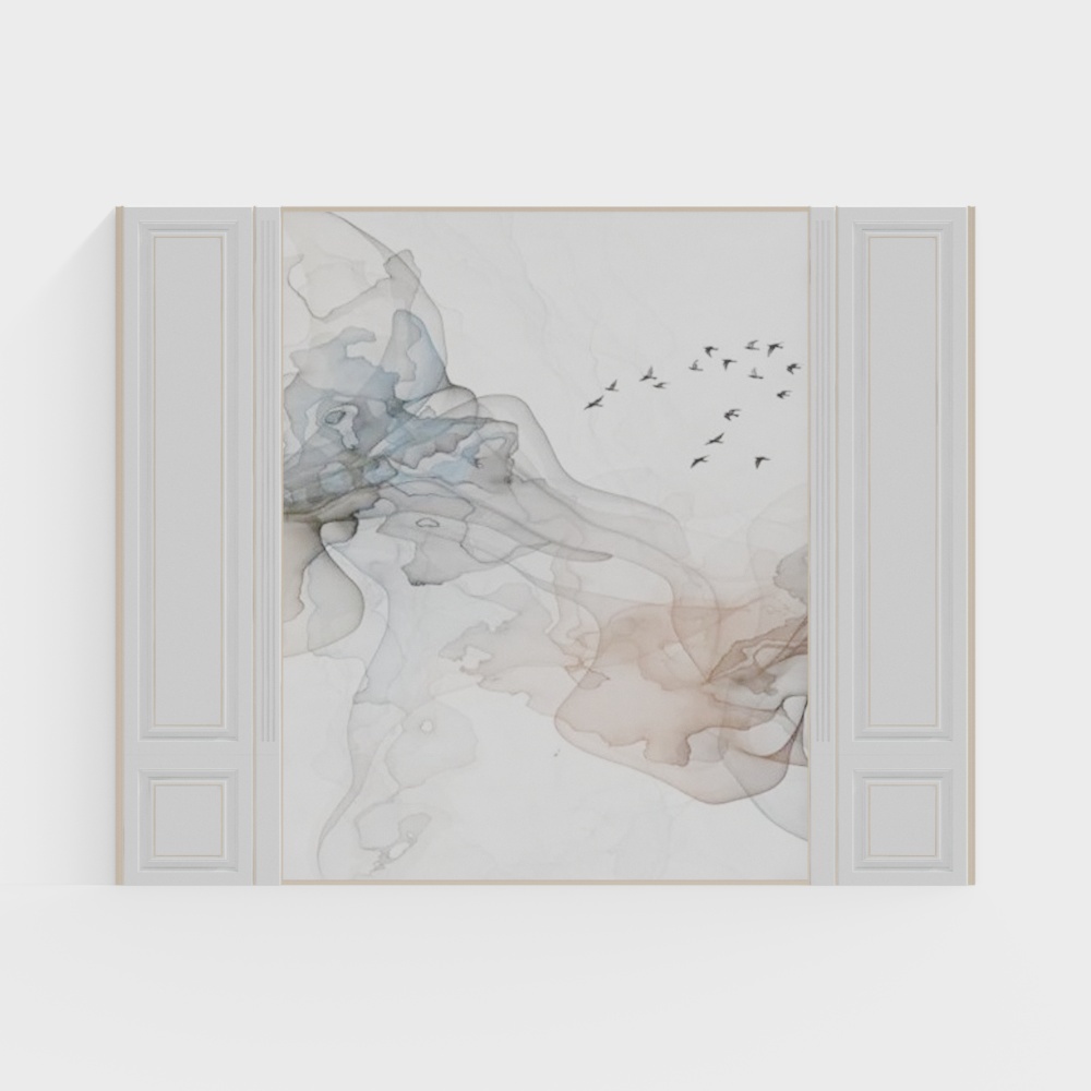 KELTONPS Neo-Chinese style of background wall   Wallboard