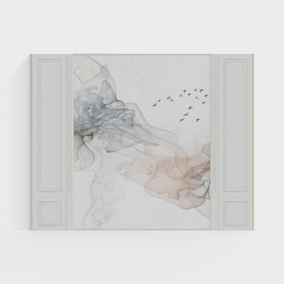 KELTONPS Neo-Chinesischer Stil Hintergrundwand - Wandpaneel