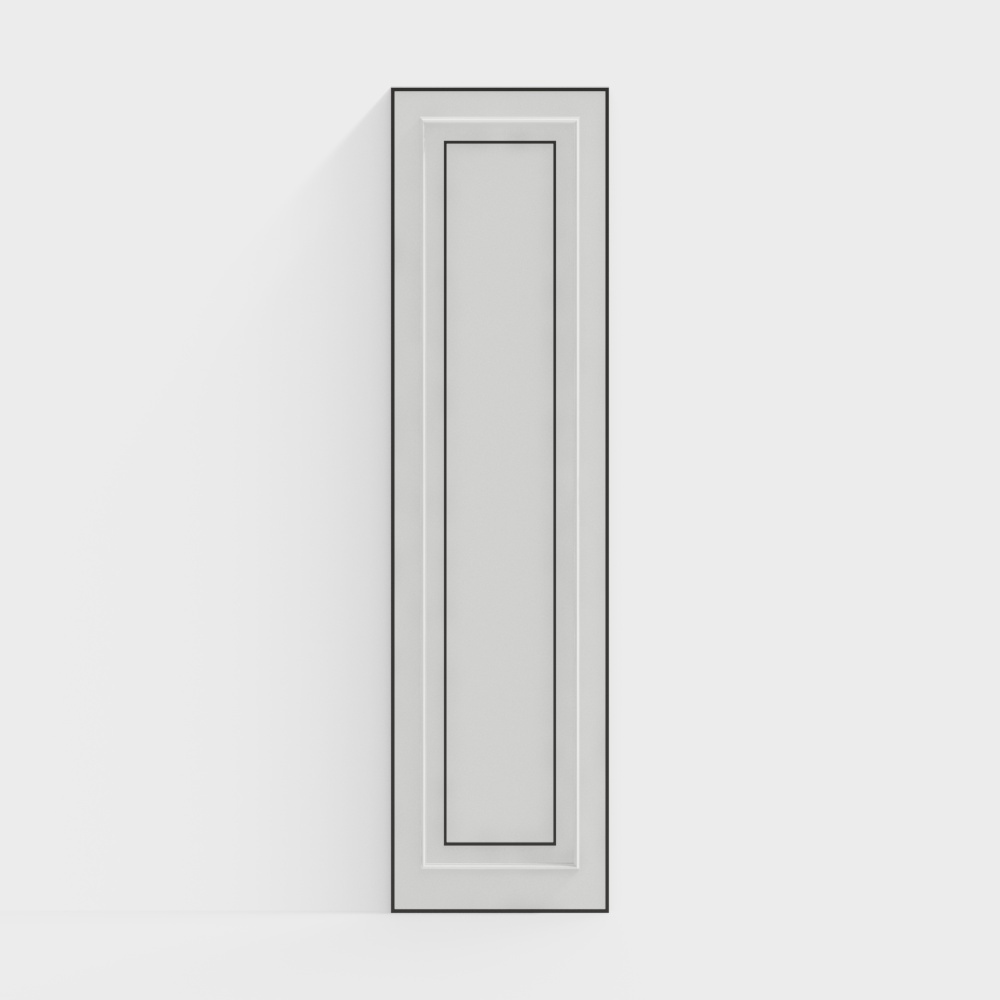 Elegant Minimalist 3D Door Frame Model
