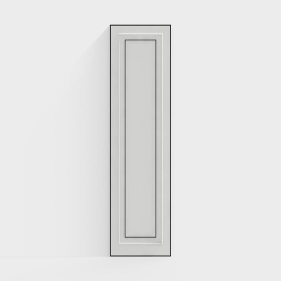 Elegant Minimalist 3D Door Frame Model