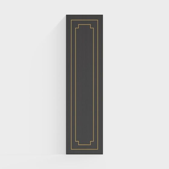 Art Deco Door Panel 3D model