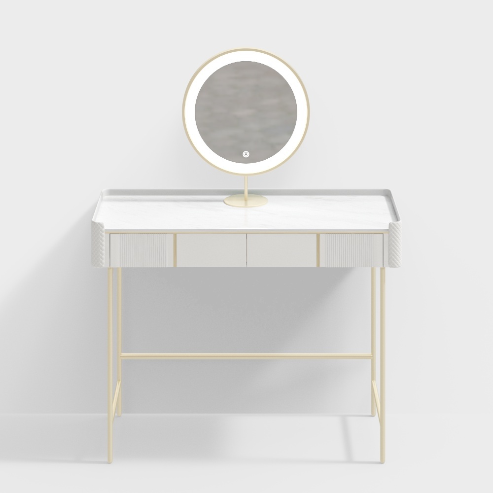 1m 슬레이트 가죽 래커 메탈 드레서(메이크업 포함) - BSVZBS308