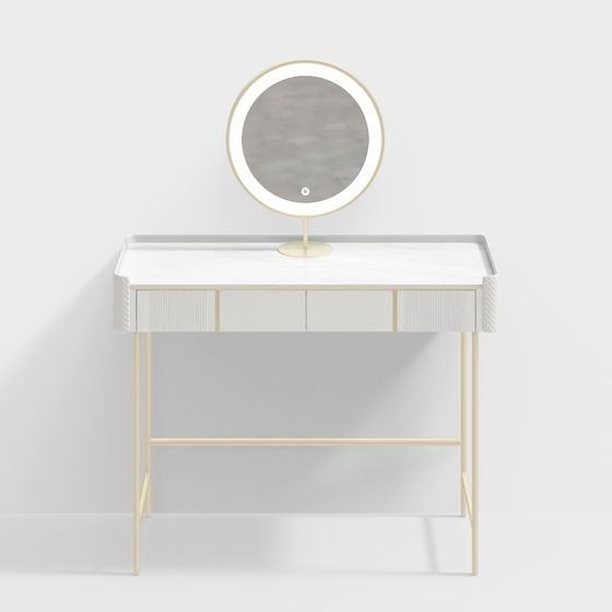 1m 슬레이트 가죽 래커 메탈 드레서(메이크업 포함) - BSVZBS308