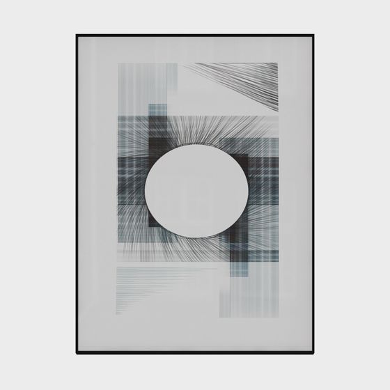 Abstract Geometric Framework 3D model for Modern Projects