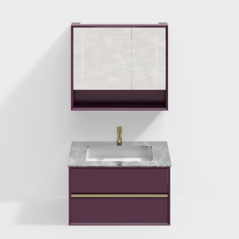 バスルームキャビネットコンビネーション