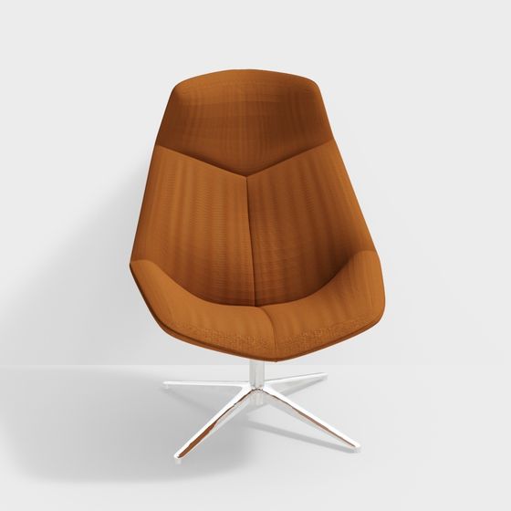 Futuristic Low-Polygon Seat 3D model