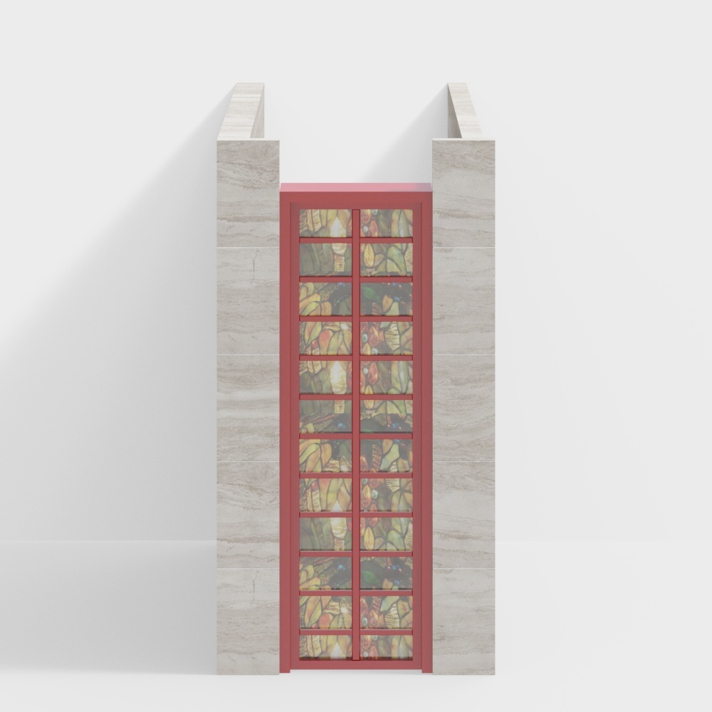 Modern public restroom squat toilet partition door combination