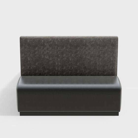 Booth Seating 3D Model for Dining Areas