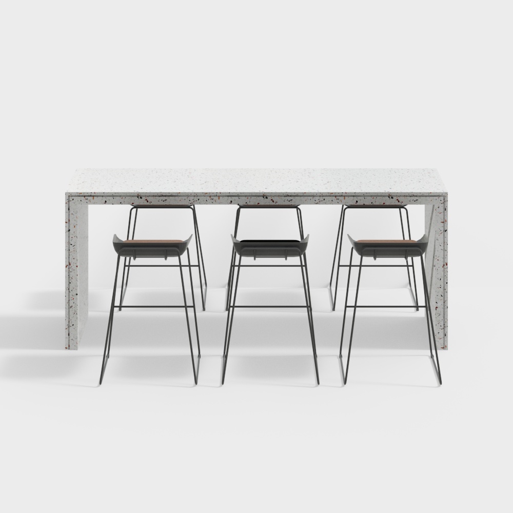 Combinazione di Sgabelli da Bar Moderni