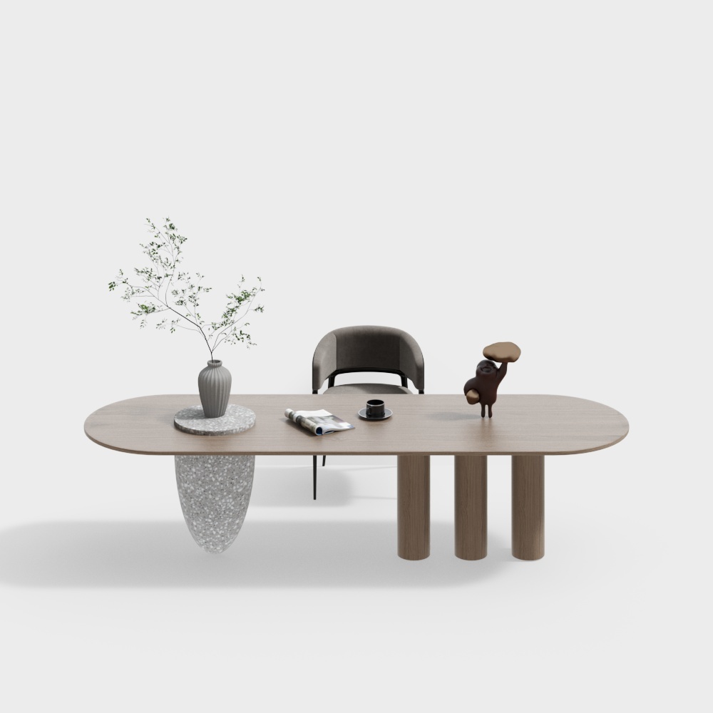 Combinazione di Scrivania Wabi-sabi