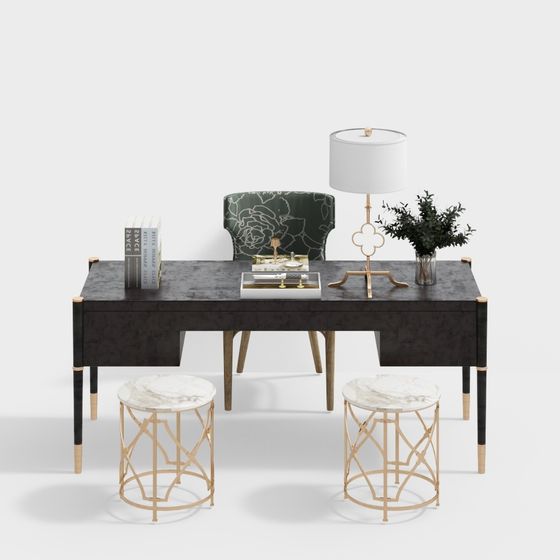 Urban Elegance Desk Set 3D model