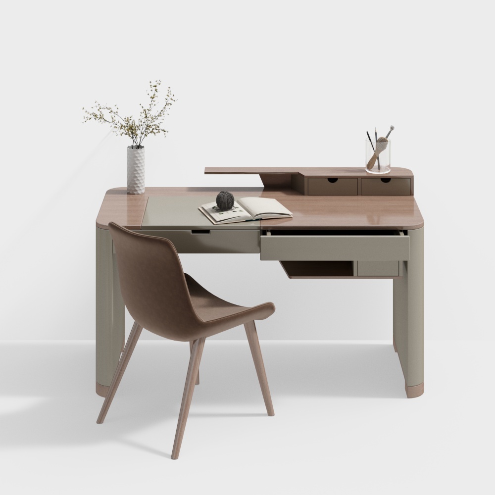 Modern desk combination