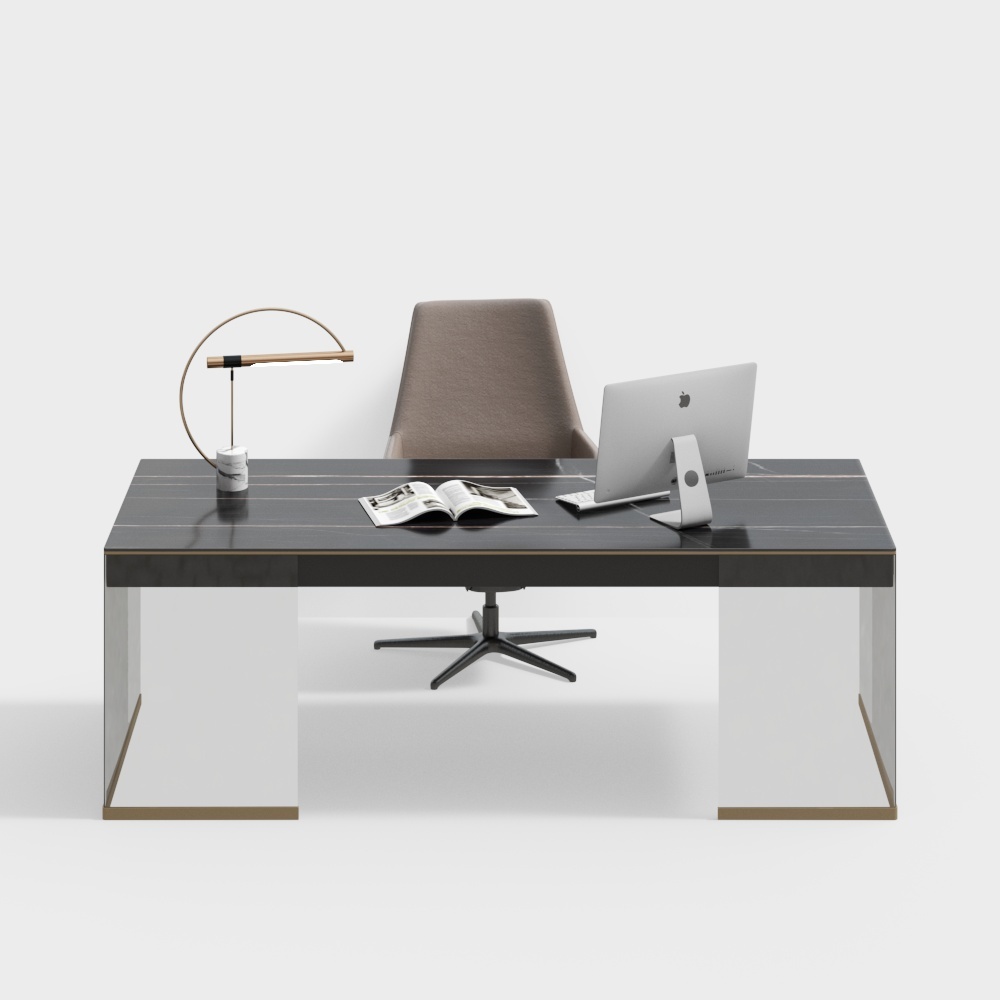 Modern desk chair combination