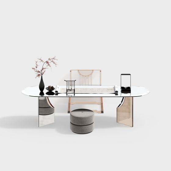 Study Desk Chair 3D Model