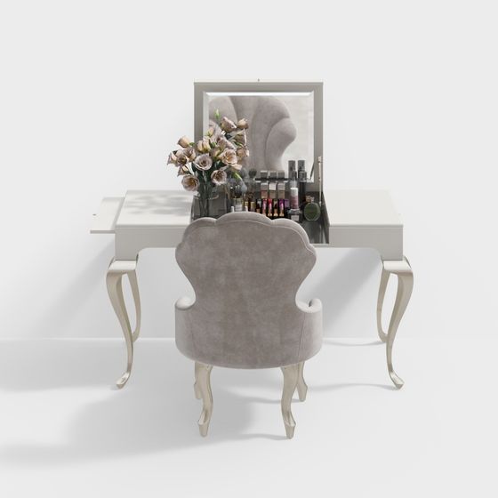 アメリカンライトラグジュアリースタディデスクチェアコンビネーション