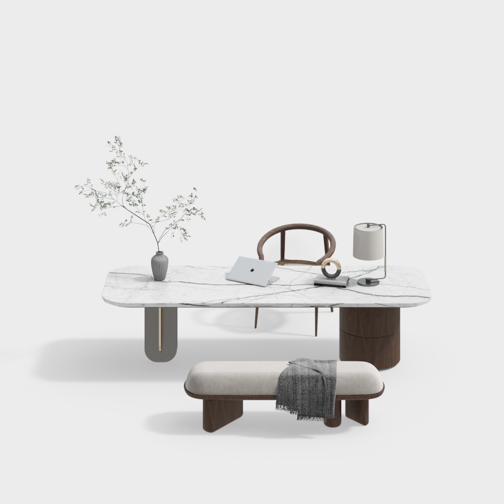 Combinazione Scrivania Studio Moderna