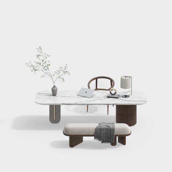 Combinazione Scrivania Studio Moderna