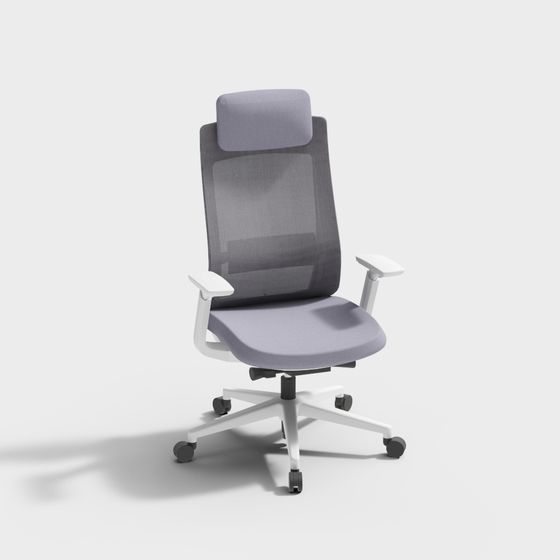 Inluhua 가구 - 현대적인 단순함 - EVL-003A 흰색 프레임 사무실 의자