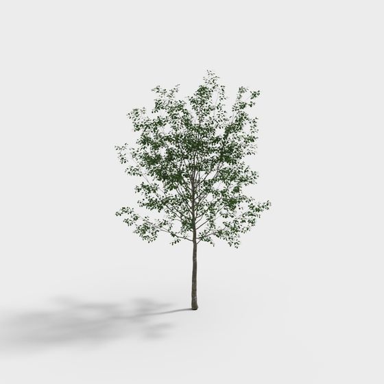 Vibrant Low-Poly 3D Tree Model for Creative Projects