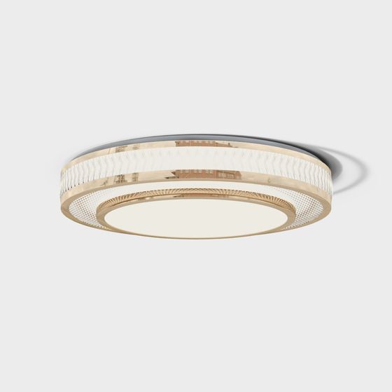 Art Deco Ceiling Light 3D model for Stylish Interiors