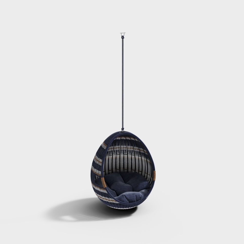 Hanging Egg Chair 3D Model – Modern Minimalist Design
