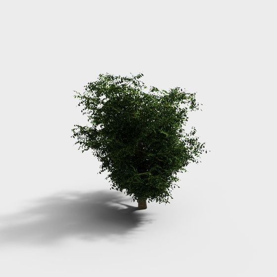 Vibrant 3D Model Tree - The Guardian of the Forest