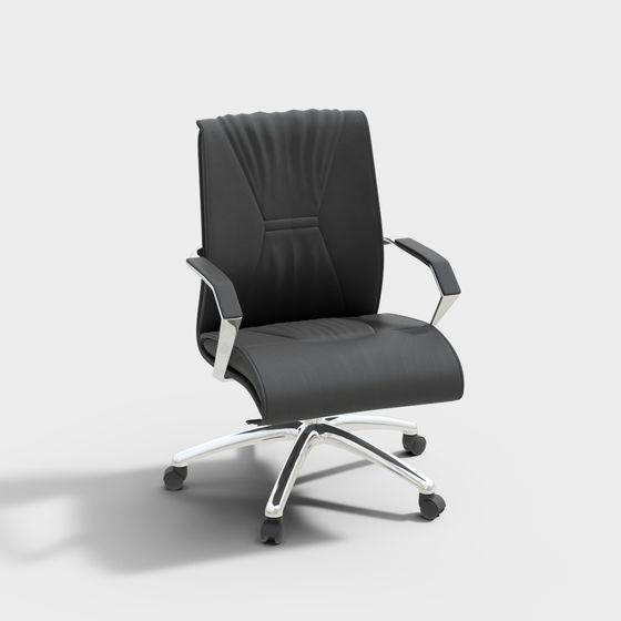 Modern Minimalist Office Chair 3D model
