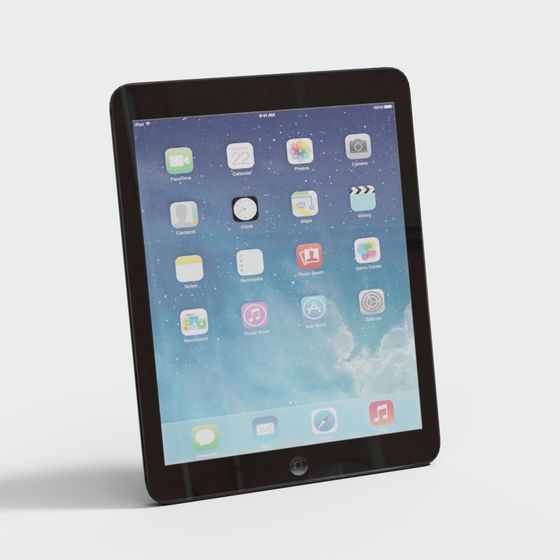 Low-Poly High-Detail Tablet 3D model