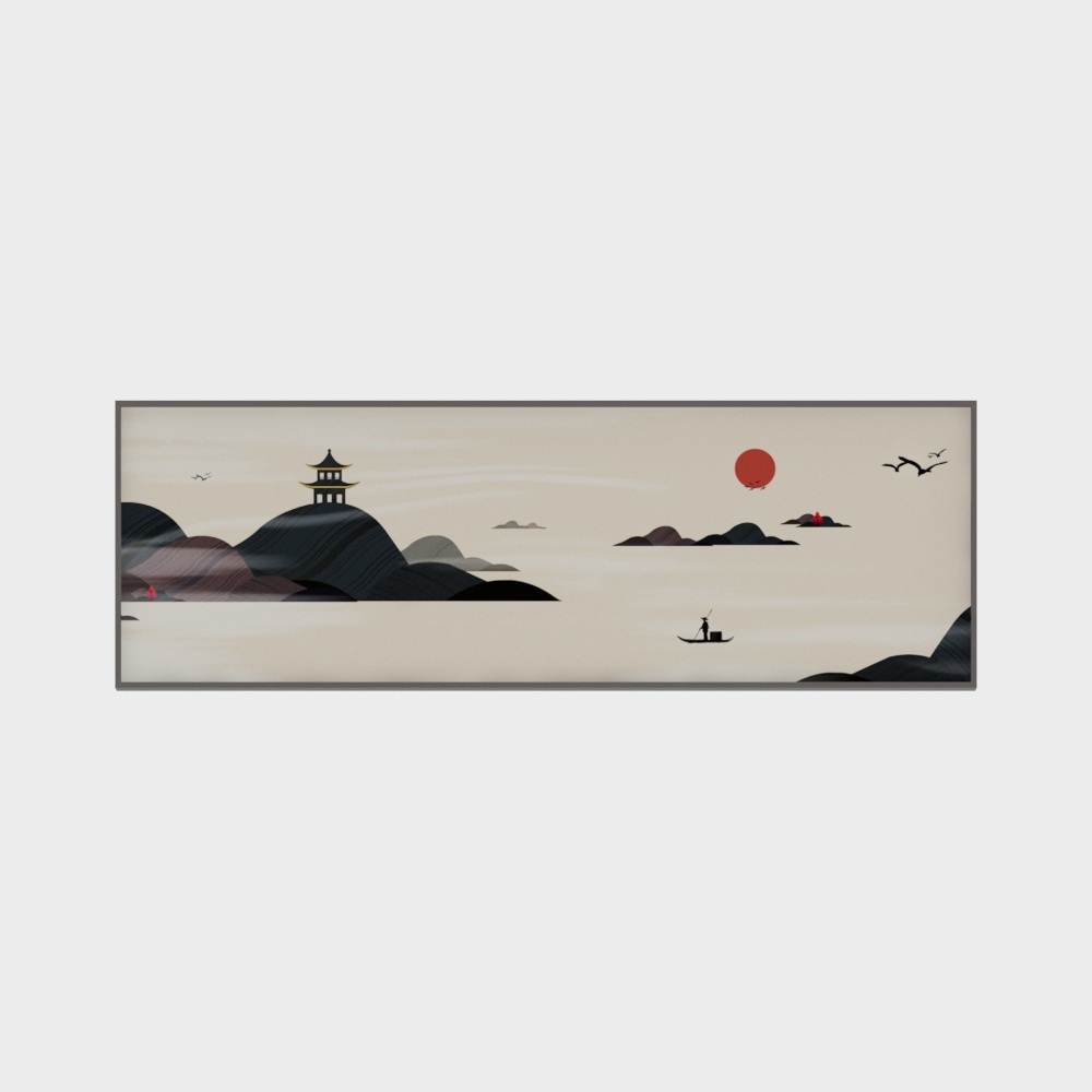 THIẾT KẾ RỒNG - Tranh trang trí Tân Trung Quốc - Tranh trang trí phòng ngủ