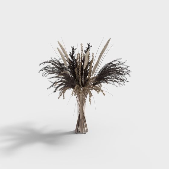 Realistic Low-Poly Hay Bale 3D model